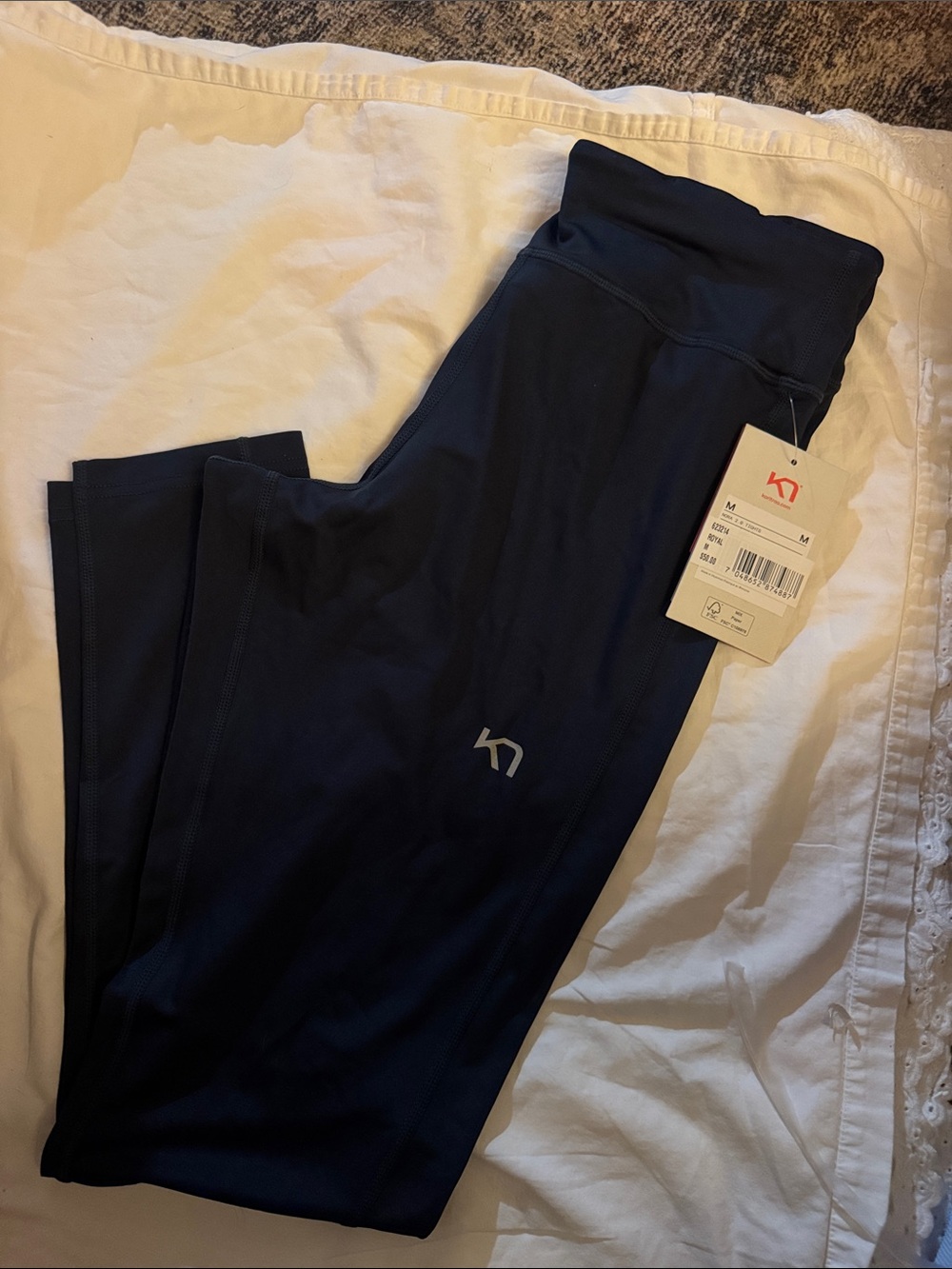 Kari Traa Navy Girls' Athletic Leggings#132